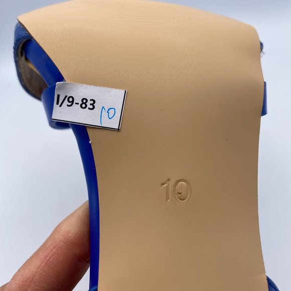 A NUYG Blue Bow High Heel Cutout Slingback Sandal - Picture 14 of 14